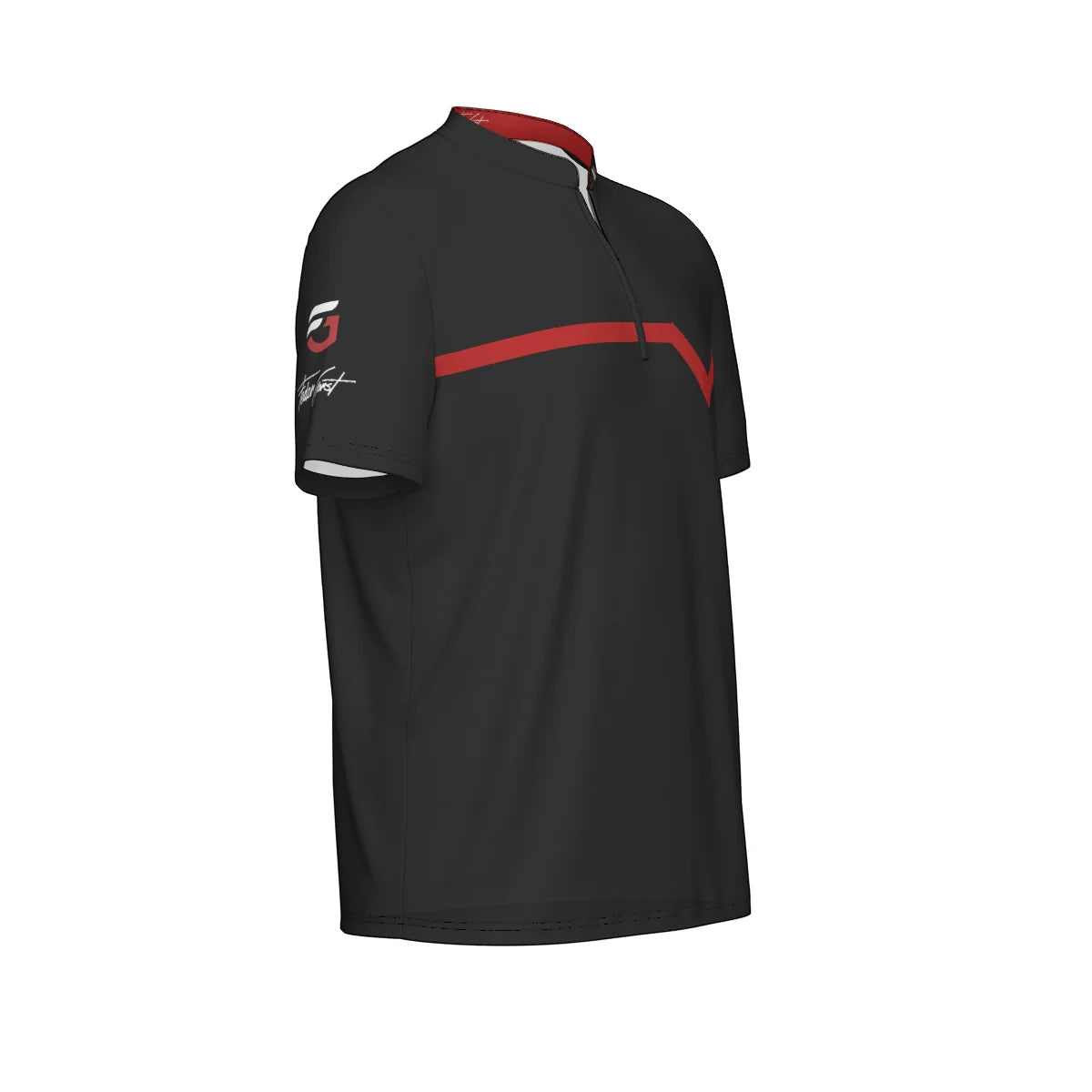 FG x Jam Up Signature Sports Collar Jersey V5: Black/Red